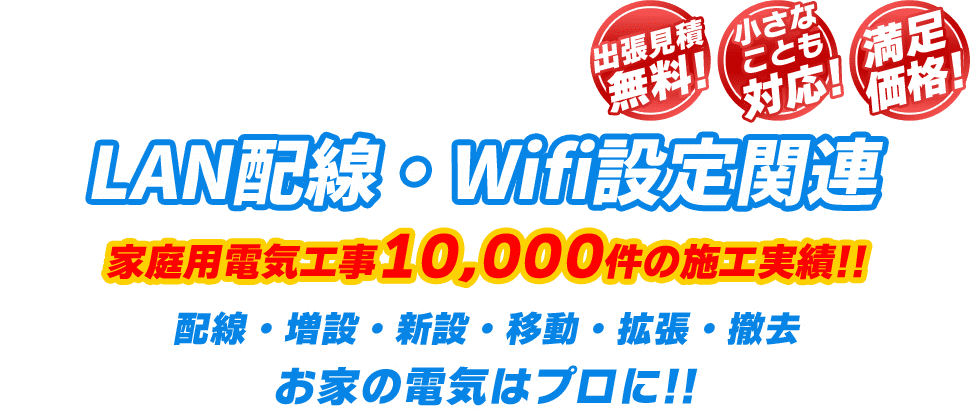 LAN配線・Wifi設定関連